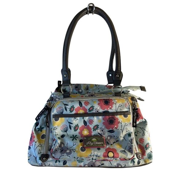 Lily bloom shoulder bag Blue Koala gray green rn#108833 - Picture 1 of 13